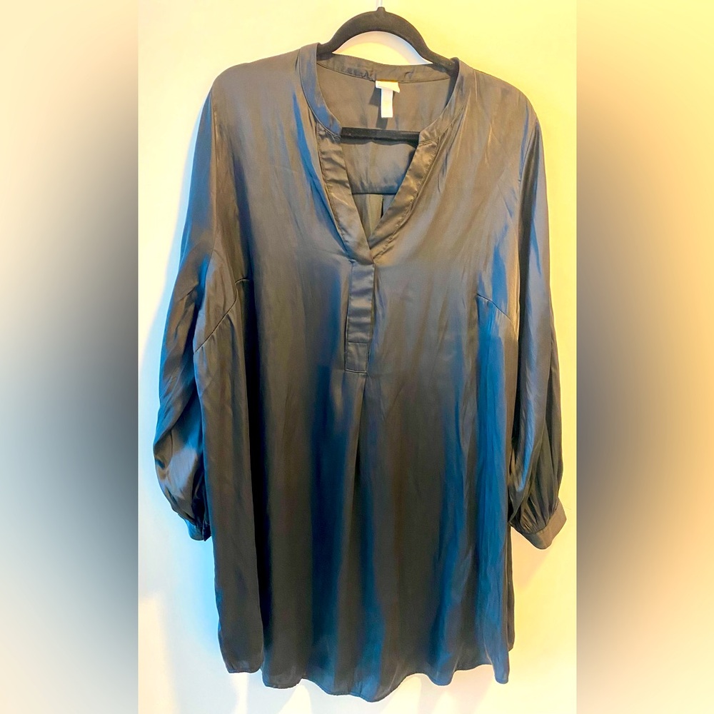 H&M Elegant Black Long sleeve dress